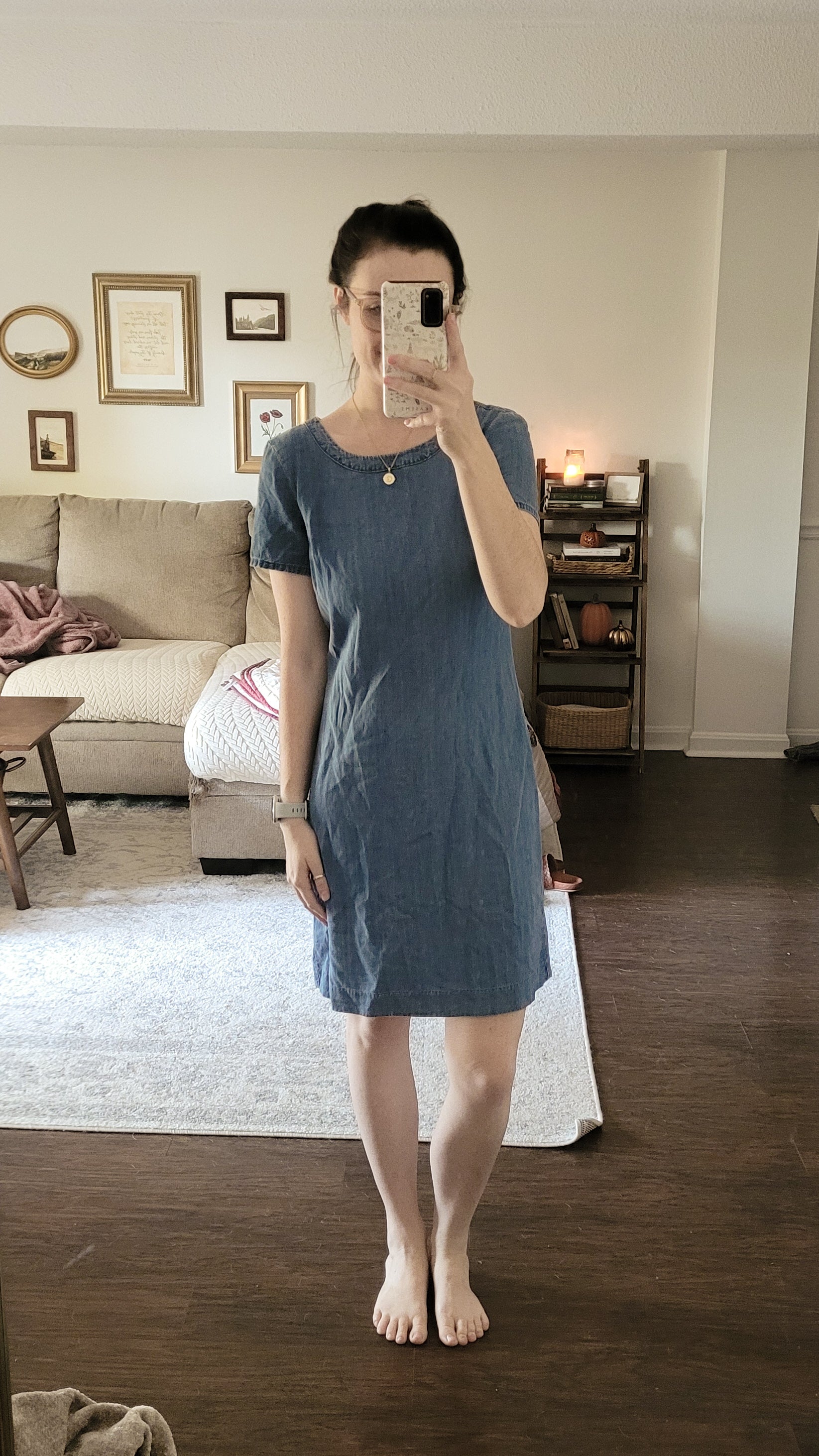 Denim Dress Banana Republic Oct Drop